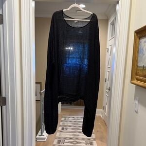 La Bottega di brunella black tunic top